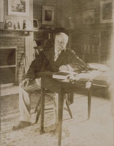 Porträt von William Dean Howells (1837-1920) 1918-20 von Jessie Tarbox Beals