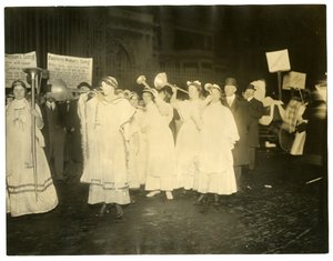 Suffrage Parade, Greenwich Village, New York, USA