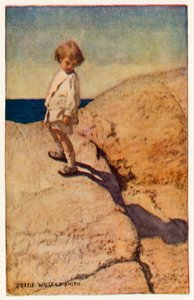 Mein Schatten (Farblithografie) von Jessie Willcox Smith