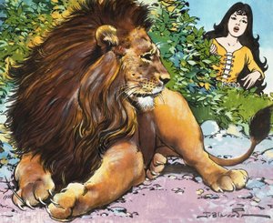 Der verzauberte Löwe von Jesus Blasco