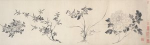 Blumen der vier Jahreszeiten, Ming-Dynastie von Jiayan Chen