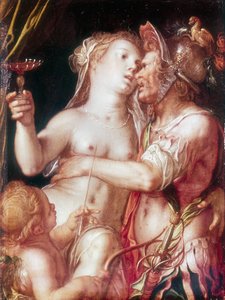 Mars und Venus, spätes 16. bis frühes 17. Jahrhundert von Joachim Anthonisz Wtewael