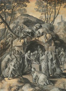 Die Auferweckung des Lazarus von Joachim Beuckelaer