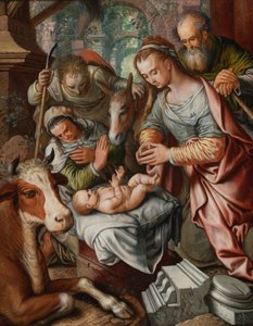 Die Anbetung der Hirten von Joachim Beuckelaer