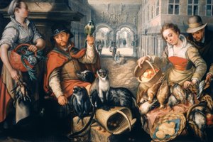 Verkäufer exotischer Tiere von Joachim Beuckelaer