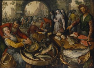Fischmarkt mit Ecce Homo, 1570