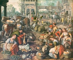 Marktplatz, Joachim Beuckelaer von Joachim Beuckelaer