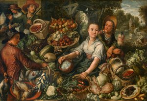 Gemüsemarkt von Joachim Beuckelaer