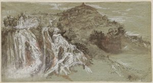 Die Wasserfälle von Tivoli (recto)