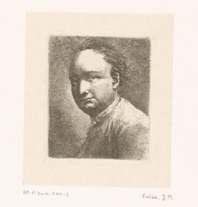 Porträt des Malers Johann Harper von Joachim Martin Falbe