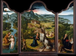Die Buße des Heiligen Hieronymus, ca. 1512-15 von Joachim Patenier