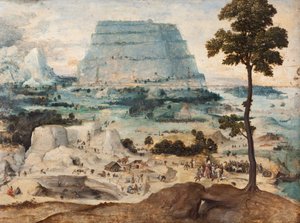Der Bau des Turms von Babel von Joachim Patinir