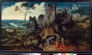 Heiliger Hieronymus in der Wüste