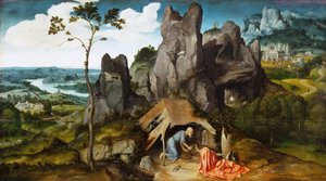 Der heilige Hieronymus in der Wüste