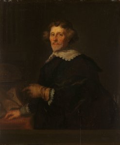 Porträt von Pieter Corneliszoon Hooft, Vogt von Muiden, Historiker und Dichter von Joachim von Sandrart (I)