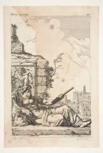 NILUS ALITER, aus Sculpturae Veteris Admirata von Joachim von Sandrart