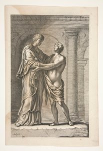 Papirius, aus Sculpturae Veteris Admirata von Joachim von Sandrart