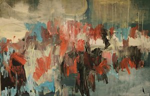 Dynamische abstrakte Landschaft von Joackim Schou Dahle