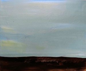 Gelassene offene Landschaft