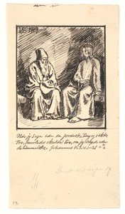 Christus und Nikodemus von Joakim Frederik Skovgaard
