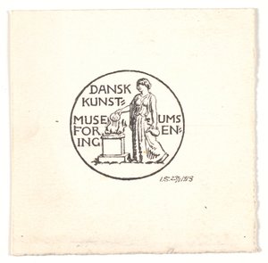 Entwurf für eine Vignette für die Dänische Museums Kunstforening von Joakim Frederik Skovgaard