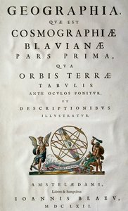 Atlas Maior, sive cosmografphiae Blaviana, Atlas von Joan Blaeu (1596-1673) von Joan Blaeu