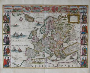 Europakarte aus: Atlas Maior