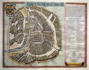 Moskau, Band II, Atlas Maior, von Joan Blaeu (1596-1673), Kupferstich, Amsterdam