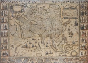 Nova & Acurata Totius Asiae Tabula, auct G. Blaeu, um 1673 von Joan Blaeu