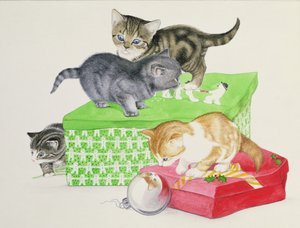 Vier Kätzchen von Joan Freestone