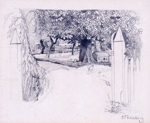 Tor zum Bauernhaus von Joan Thewsey