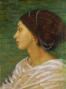 Kopf einer Mulattin, 1861
