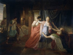 Proculeius verhindert, dass Cleopatra sich ersticht