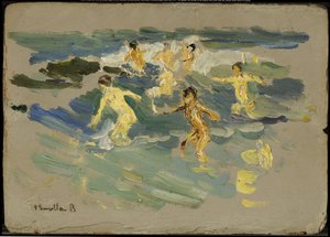 Strand von Valencia, um 1904