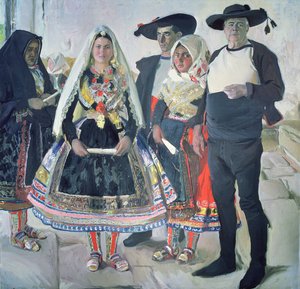 Typische Lagarteraner von Joaquin Sorolla y Bastida