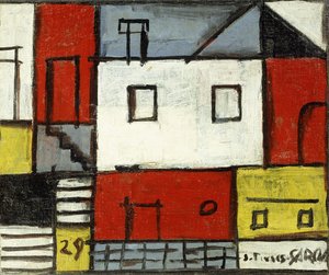 Fünf Farben Komposition; Composicion a Cinco Colores von Joaquin Torres Garcia