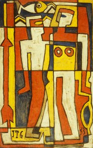 Zwei Figuren von Joaquin Torres Garcia