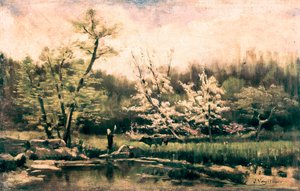 Frühlingslandschaft von Joaquin Vayreda