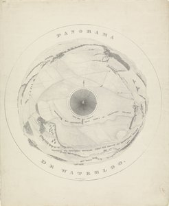 Panorama des Schlachtfeldes von Waterloo, 1815