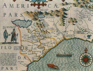 Küste von North Carolina (Detail)