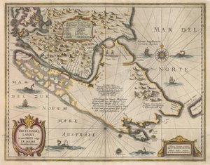 Freti Magellanici ac novi freti vulgo Le Maire exactissima delineatio, um 1630