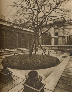 Eine architektonische Inspiration: Der Gartenhof in der Bank of England, um 1935 von Joel