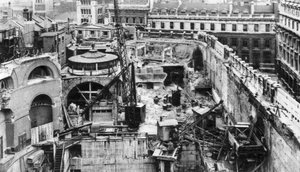 Bank, gesehen vom Dach der Royal Exchange, London, 1926-1927 von Joel