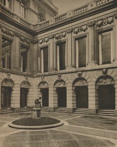 Hof der Drapers Hall in der Throgmorton Street, ca. 1935