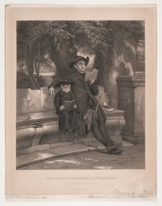 Eine Stunde beim Priester (Italienischer Priester mit seinem Schüler) von Joel Ballin