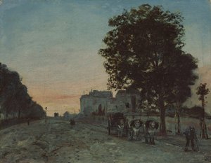 Le Boulevard Jourdan, Paris von Johan Barthold Jongkind