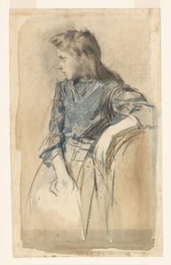 Blondes Mädchen von Johan Antonie de Jonge