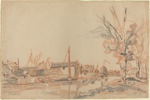 Ufer des Kanals von Johan Barthold Jongkind