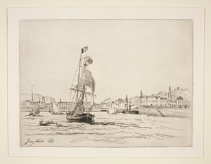 Eingang zum Hafen von Honfleur
