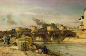 Feuer auf der Pont Neuf, 1853
